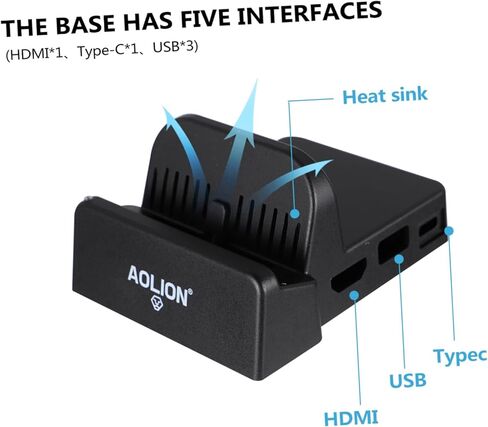 HOMSFOU 3PCS محطة الإرساء ملحقات المحطة المحمولة قاعدة وحدة تحكم القاعدة المدمجة البديل Dock Dock شحن الشحن in Kuwait
