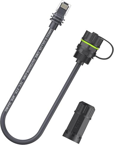 1 PCS Starlink Ethernet Adapter Gen 3/Mini ، مع كابل Ethernet Starlink المضاد للماء ، قابس SPX إلى محول RJ45 ، ناقل حركة 1200 ميجابت في الثانية ، توافق مرن Gen3/Mini و 3rd-Party Poe in Kuwait
