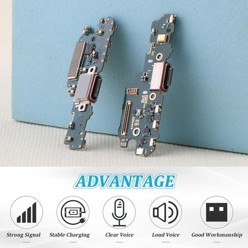 Dock Connector for Samsung Galaxy Z Fold4 Charging Port Flex Cable Replacement for Samsung Z Fold 4 5G F936U USB Charger Dock Board Connector with Tools(Black) in Saudi Arabia