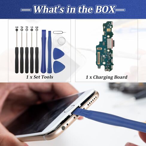 Dock Connector for Samsung Galaxy Z Fold4 Charging Port Flex Cable Replacement for Samsung Z Fold 4 5G F936U USB Charger Dock Board Connector with Tools(Black) in Saudi Arabia