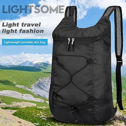 16L Hiking-Daypack Lightweight Outdoor Cycling Foldable Backpack, Storage Bag, Large Capacity Hiking Backpack for Travel Storage Bag in Saudi Arabia