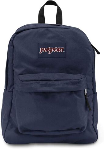 Jansport ، حقيبة ظهر Superbreak ، الأزرق البحرية ، مقاس واحد. in Saudi Arabia