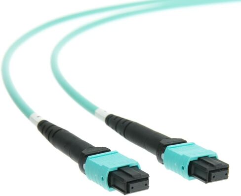 كابل الألياف البصرية الألياف الكبلية ، MTP/MTP (MPO) ، Multimode OM3 ، Duplex ، 12 Strand ، 40/100 GBPS ، 50/125 ، 30 Meter (98.4 قدم) in Saudi Arabia