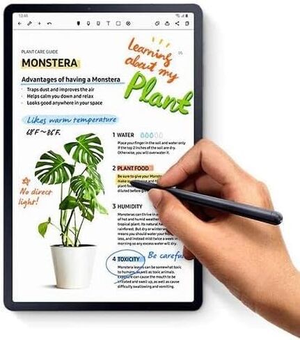 Tab S7 S Pen (WithBluetooth) Replacement for Samsung Galaxy Tab S7, Tab S7+ Plus All Versions Touch Stylus Pen with 5*Tips/Nibs (Mystic Black) in Kuwait