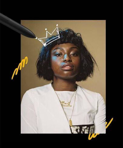 Tab S7 S Pen (WithBluetooth) Replacement for Samsung Galaxy Tab S7, Tab S7+ Plus All Versions Touch Stylus Pen with 5*Tips/Nibs (Mystic Black) in Kuwait