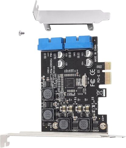 PCIE to Internal 19-Pin Header USB3.0 Expansion Card Up to 5Gbps Data Transfer Support PCI-E X1 X4 X8 X16 for Desktop PC in Saudi Arabia
