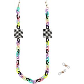 Acrylic Glasses Chain Holder for Women Sunglasses Lanyard Necklace Decorative Chain Eyewear Retainer Eyeglass Strap
