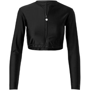 UV Skinz Women’s Active Swim Shrug with Full Zippered Front – UPF 50+ Protection