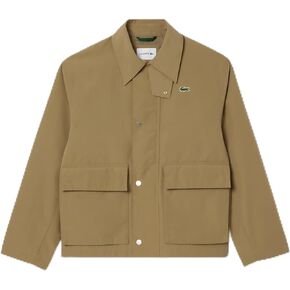 جاكيت باركا قصير خفيف الوزن للرجال من Lacoste مع جيوب