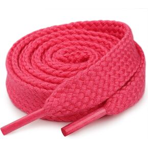 Stepace 5/8" Wide Fat Thick Shoe Laces for Sneakers 2 Pairs Big Flat Shoelaces