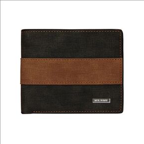 Cartera de alta calidad para hombre, Tarjetero con cremallera, monedero (Marrón claro)