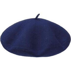 AWAYTR Wool French Beret Hats - Solid Color Artist Beret Hat for Women and Kids
