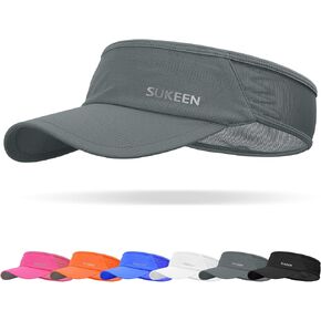 قبعة Sukeen Sports Sun Visor للرجال والنساء خفيفة الوزن وقابلة للتعبئة والتبريد وقابلة للتمدد للجري والتنس والجولف in Kuwait