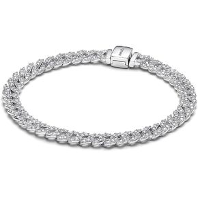 Pandora TIMELESS PAVÉ CHAIN BRACELET 593008C01-18 in Kuwait