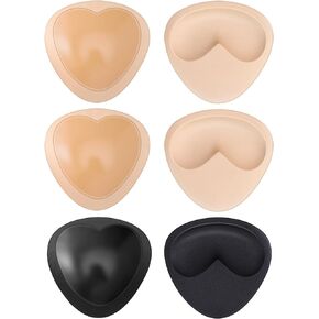 Bra Pads Inserts Sticky Bra Push Up, Silicone Adhesive Breast Lift Padding for Women Swimsuits Bikini Dress