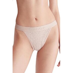 Calvin Klein Underwear Women's Intrinsic High Leg Tanga, Cedar, XS