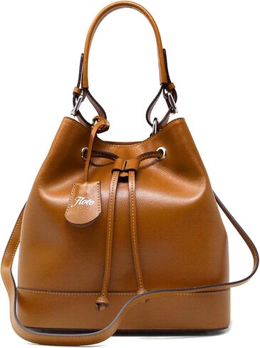 حقيبة يد فلوتو ميلانو من الجلد، حقيبة يد من الجلد الإيطالي بمقابض جلدية مزدوجة، صنعت في إيطاليا in Kuwait