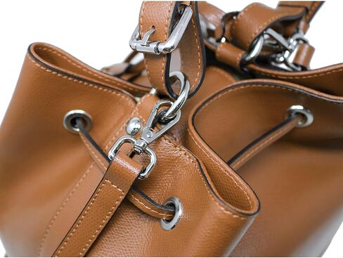 حقيبة يد فلوتو ميلانو من الجلد، حقيبة يد من الجلد الإيطالي بمقابض جلدية مزدوجة، صنعت في إيطاليا in Kuwait