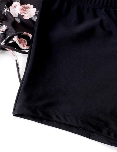 بدلة سباحة تانكيني للسيدات من SOLY HUX بطباعة زهور، قميص بدون أكمام مع شورت للأولاد، بدلة سباحة مكونة من قطعتين in Kuwait