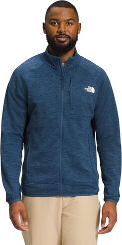 THE NORTH FACE Men's Canyonlands Full Zip Jacket, Shady Blue Heather, X-Large in Saudi Arabia