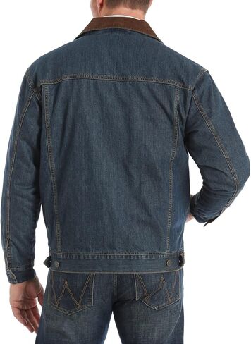 Wrangler Men's Concealed Carry Blanket Lined Denim Jacket in Kuwait