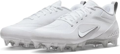 Nike Alpha Huarache 8 Pro Lacrosse Cleats (M 11/W 12.5, White/Pure Platinum) in Saudi Arabia