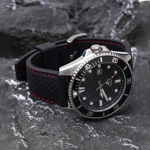 Soft Silicone Breathable Watch Bands for Men&Women,Adjustable Quick Release Rubber Waterproof Watch Straps-Compatible with Regular & Smart Watch Bands in Saudi Arabia