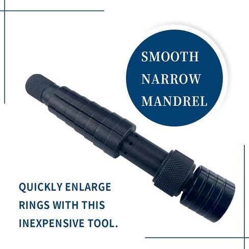 حلقة نقالة المكبر المتوسع مغزل الزفاف الفرقة الحجم مجوهرات خاتم التحجيم أداة in Kuwait