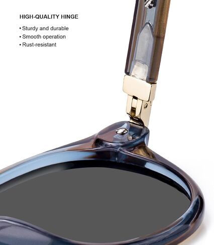 Round sunglasses Polarized Sunglasses for Women and Men,with 100% UV protection and HD lense 1727S in Saudi Arabia