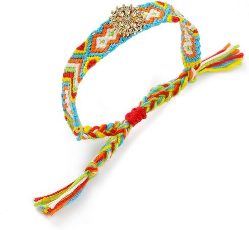 أساور بوهو للنساء والفتيات سوار شاطئ مضفر يدوياً قابل للتعديل in Kuwait