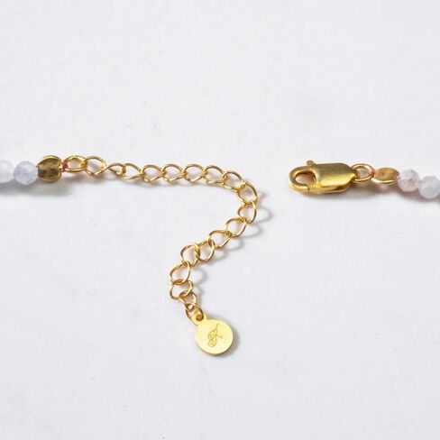 KALIFANO Faceted Gemstone 31" Necklace/Multi Wrap Bracelet with 3mm Natural Beads - AAA+ Genuine Handcrafted Versatile Crystal Jewelry in Saudi Arabia