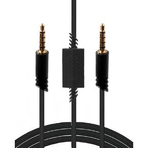 كابل سلك الاستبدال لسماعات الرأس Astro A40 مع كبل صوتية صوتية ومدخل ولا يوجد سلك تحكم في مستوى الصوت لسماعات الرأس Astro A10 A40TR ، سلك ألعاب Aux Aux متوافق مع وحدة تحكم PS5/PS4 (6.5 قدم) in Kuwait