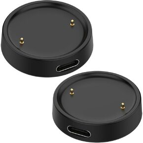 Compatible with Amazfit Bip 6 Charger, Type-C Dock Charger Replacement Charging Base for Amazfit Active 2/Active 2 Square Smartwatch Accessories in Kuwait