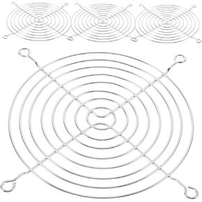 HOMSFOU 20PCS CASET CASE FAN GRILL شبكة واقية مع مسامير لتبريد الحالات البرجية الحالات المجلفنة لتحسين الأداء in Kuwait