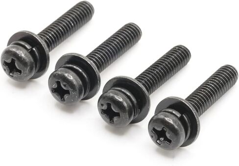 ReplacementScrews Stand Screws Compatible with LG 86UT7590PUA - 86 Inch UT Series 2024 4K Smart TV - Complete Feet/Legs Screw Set (Pack of 4) in Saudi Arabia