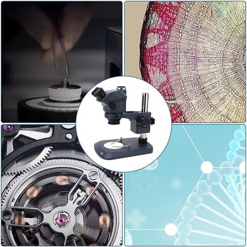 7x إلى 50x مجهر استريو ثلاثي الأستريو ، درجة مخبرية صافية صور مجسمة واضحة الحقل WF10X22MM EYEPIECE in Saudi Arabia