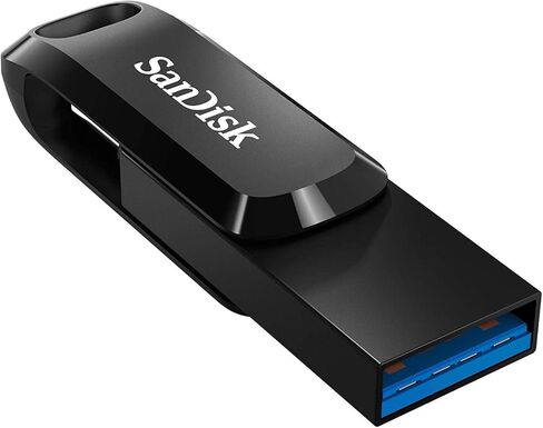 SanDisk 64GB Ultra Dual Drive Go (SDDDC3-064G-G46) 2-in-1 USB Type-A & Type-C Flash Drive - 4 Pack Bundle with (1) Everything But Stromboli 4 Port USB 3.0 Hub in Saudi Arabia