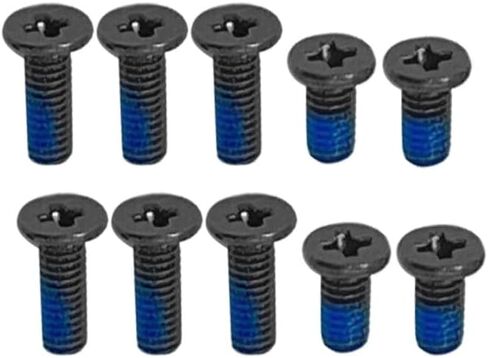 Gintai 10pcs قاع القاعدة السفلية السفلية البراغي الاستبدال لـ Lenovo IdeaPad Gaming 3 15IMH05 81Y4 IdeaPad Gaming 3 15IMH05 82CG IDEAPAD GAMING 3 15ARH05 82EY (Black) in Saudi Arabia