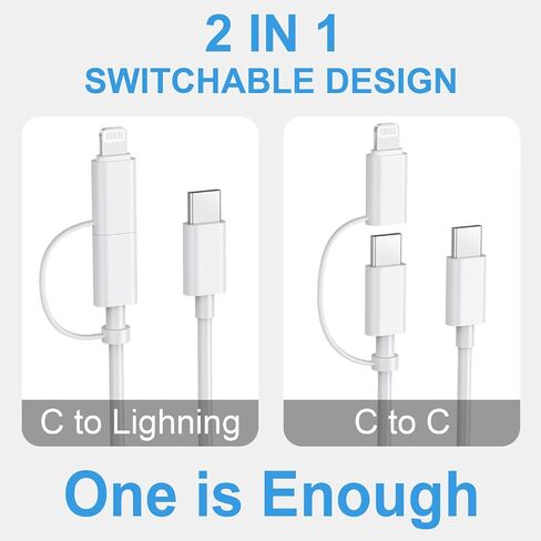 iPhone Charger iPhone 16 15 Fast Charging 20W USB C Charger Block Type C Chargers 3 Pack 10FT Cord for iPhone 16/16 Plus/16 Pro/16 Pro Max/15/15 Pro Max/14Pro Max/Samsung in Saudi Arabia