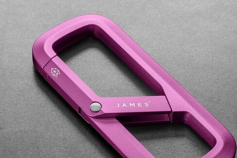 جيمس ° Madison Machined Aluminium Carabiner مع تصميم مقصورة مزدوج لقفل مفاتيحك بشكل آمن ، بناء جسم واحد خفيف الوزن من أجل كل يوم in Saudi Arabia