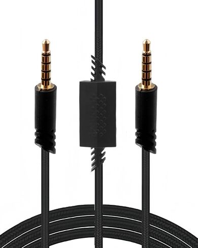 كابل سلك الاستبدال لسماعات الرأس Astro A40 مع كبل صوتية صوتية ومدخل ولا يوجد سلك تحكم في مستوى الصوت لسماعات الرأس Astro A10 A40TR ، سلك ألعاب Aux Aux متوافق مع وحدة تحكم PS5/PS4 (6.5 قدم) in Kuwait