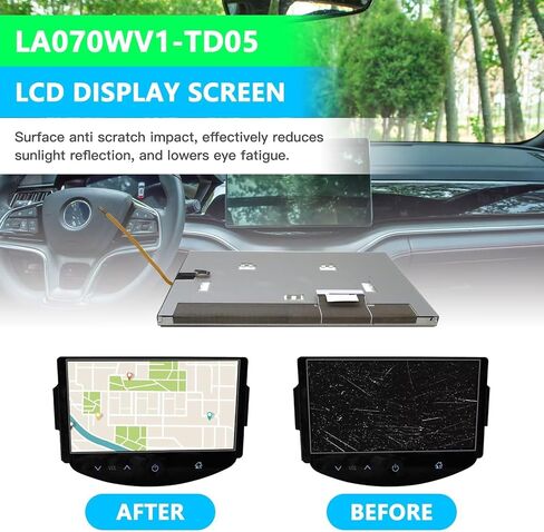 7" Radio Navigation LCD Display Touch Screen 4pin #LA070WV1-TD05 for 2012 Chevrolet Sonic LT Sedan 4-Door 1.6L 1598CC 98Cu. In. l4 GAS DOHC Naturally Aspirated in Saudi Arabia