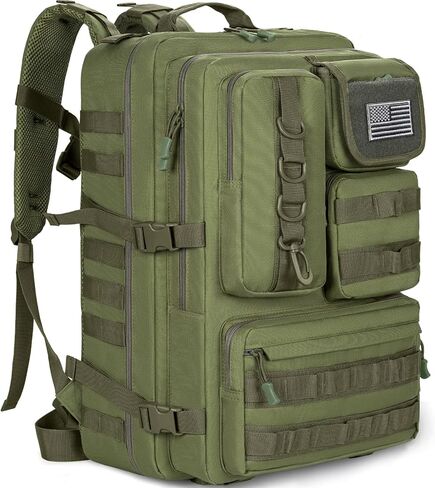 ANILD Tactical Backpack, 50L Army 4 Days Assault Pack Bag, Military Molle Backpack, Heavy Duty Rucksack Water Resistant in Saudi Arabia