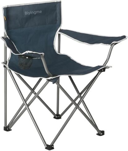 Heavy-Duty Camping Chair – Supports 400 lbs, Cup Holder & Side Pocket, Water-Resistant Portable Outdoor Seat in Saudi Arabia