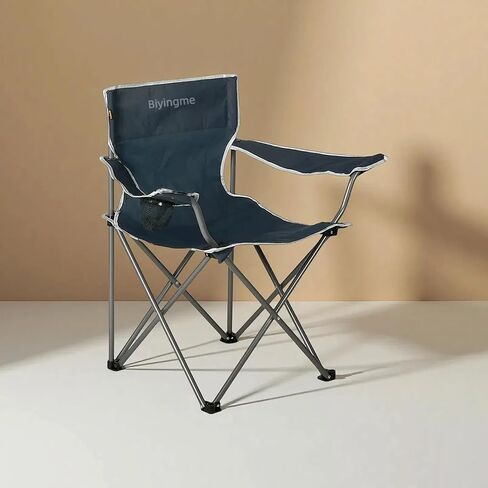 Heavy-Duty Camping Chair – Supports 400 lbs, Cup Holder & Side Pocket, Water-Resistant Portable Outdoor Seat in Saudi Arabia