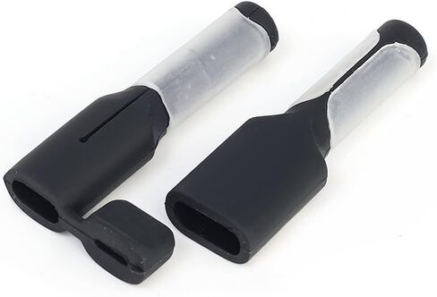 Charger Cable Protector 1 Sets (2Pcs) - Silicone Non-Slip Cord Savers, 3-in-1 Dustproof+Organizer+Protection, USB Wire Protector (Compatible with Dual USB-C, Black) in Saudi Arabia