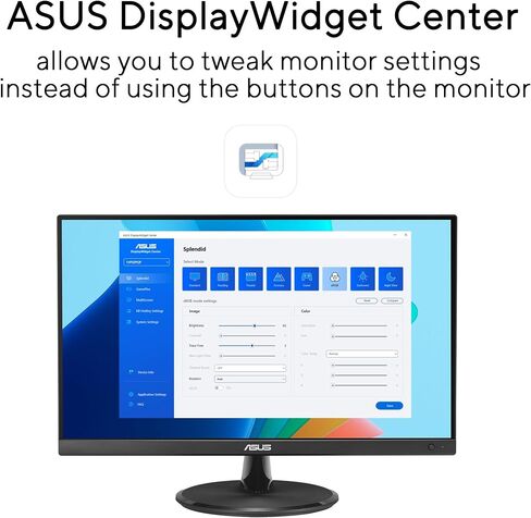 ASUS 22" Eye Care Monitor (VP229QF) – 100Hz, IPS, Full HD, 99% sRGB, Frameless, Adaptive-Sync, DisplayPort, HDMI, Low Blue Light, Flicker Free, Wall Mountable, 3 yr Warranty in Saudi Arabia