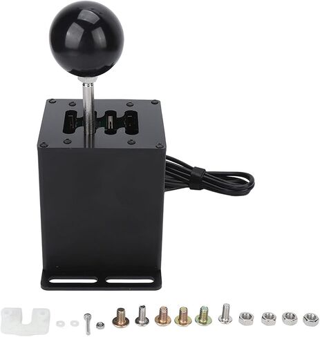 ZJchao Sim Racing Shifter, 7+R H Gear Lever USB Simulator for ATS ETS Dust WRC Games in Saudi Arabia
