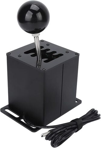 ZJchao Sim Racing Shifter, 7+R H Gear Lever USB Simulator for ATS ETS Dust WRC Games in Saudi Arabia