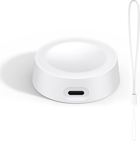 محول شاحن Magnetic USB-C لـ Apple Watch ، تم ترقية محطة Dock Cradle Cradle Cradle Portable لسلسلة Iwatch Series 10 9 8 7 6 Ultra2 SE 38/40/41/42/44/45/46/49mm (أبيض) in Kuwait
